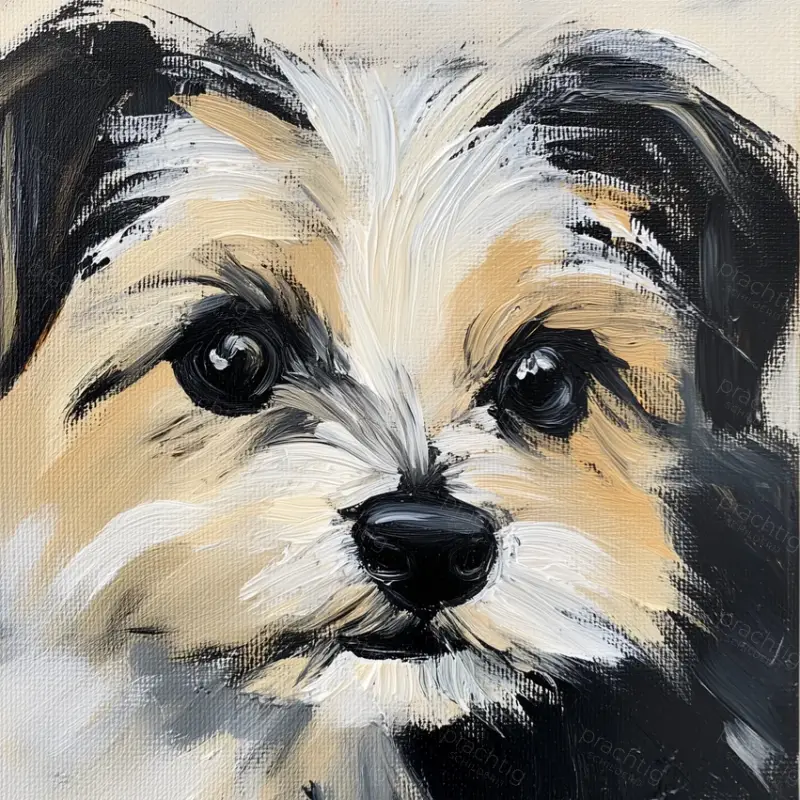 Affaire À Saisir Schattige Puppy - Dibond / 60x60