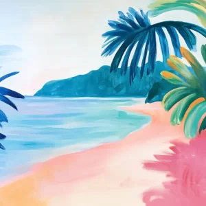 Acheter Direct Tropische Ontsnapping - Canvas / 60x90