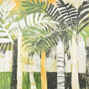 Achetez Aujourd’hui Tropische palmen in de zon - Olieverf / 60x80