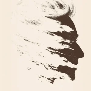 Achat Immédiat Verwaaide Gedachtes in Stilte - Dibond / 60x80