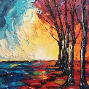 Achat Immédiat Verwondering in Kleuren - Dibond / 60x80