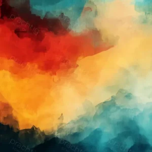 Vurige Zonsopgang - Olieverf / 50x75 Prix Cassé