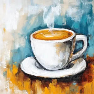Warm Koffie Moment - Dibond / 60x80 Super Prix