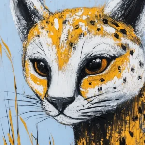 Wild Oogcontact - Canvas / 30x40 Meilleure Vente