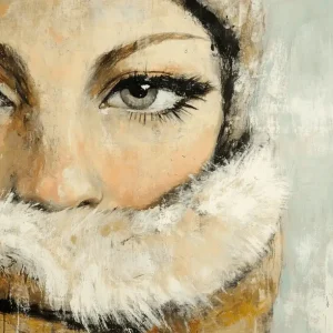 Winterse blik in de verte - Dibond / 60x80 Nouveauté