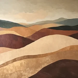 Zacht Glooiend Landschap - Dibond / 60x80 Meilleure Vente