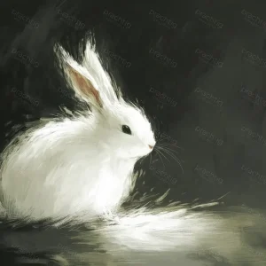 Zacht Witte Vacht - Dibond / 30x40 Bon Plan