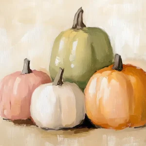 Zachte Pompoenpracht - Canvas / 30x40 Expédition Rapide