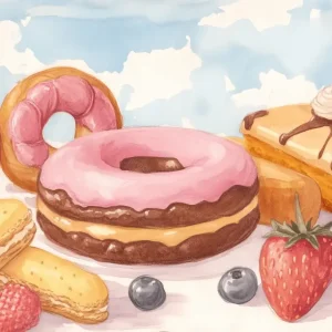 Zoete Verleiding Onder Blauwe Hemel - Dibond / 60x80 Nouveauté