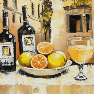 Zomers genot op tafel - Dibond / 60x80 Prix Bas