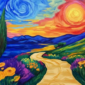 Zomerse Vergezichten - Olieverf / 60x80 Offre Exclusive