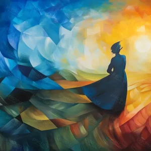 Zonnestralen en Schaduwen - Olieverf / 30x40 Commander Vite