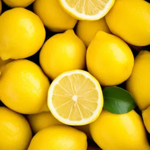 Zonnige Citroenen Stapeling - Canvas / 60x90 Pas Cher