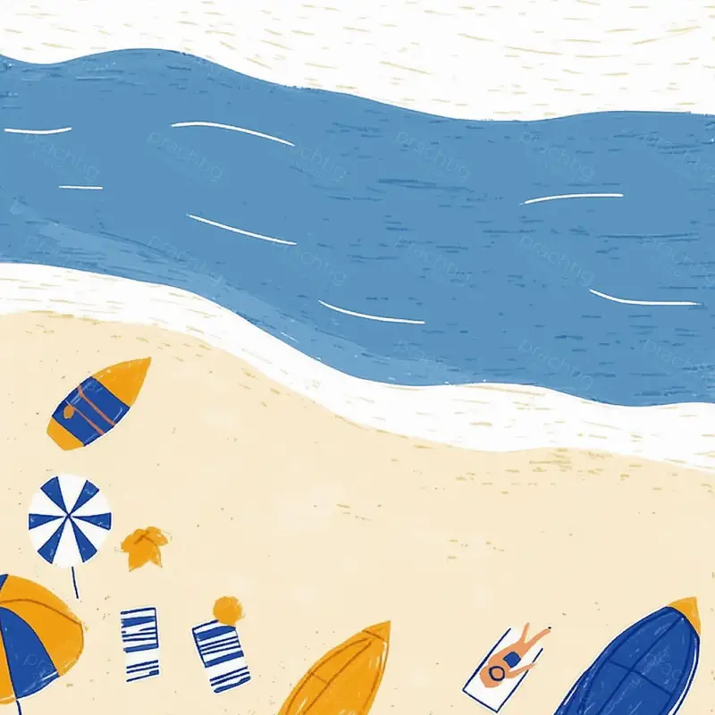 Zonnige Dag aan Zee - Olieverf / 60x60 Offre Limitée