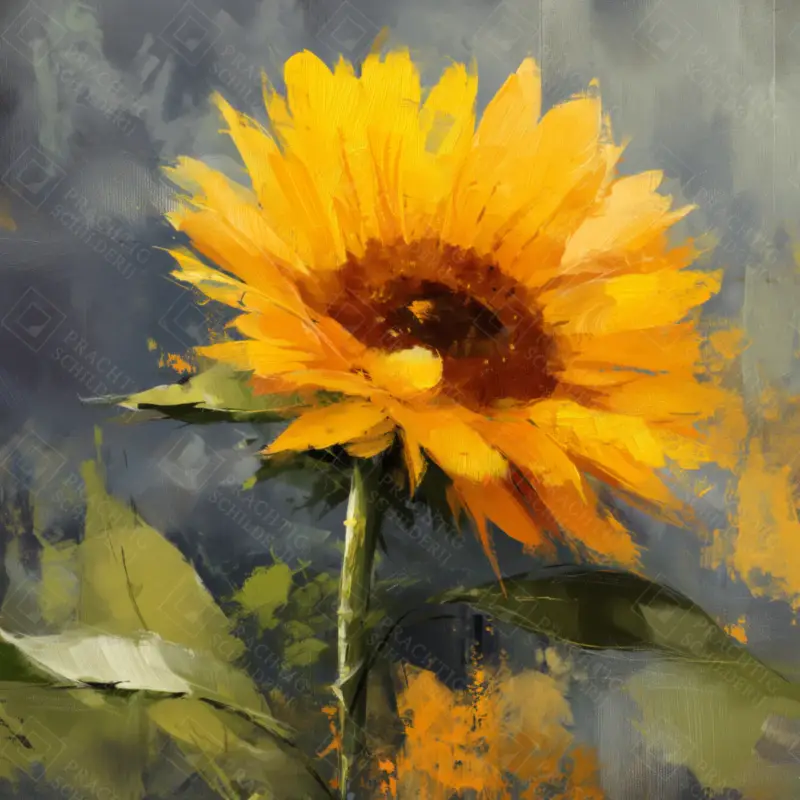 Zonnige Zonnebloem - Canvas / 50x50 Réduction