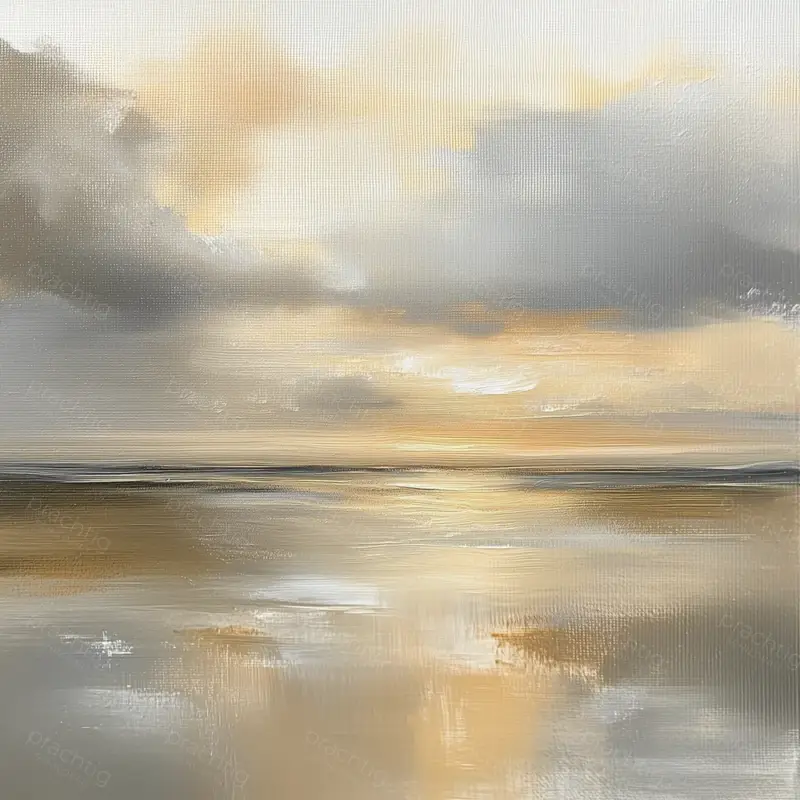 Zonsondergang aan de Kust - Dibond / 30x30 Promotion Saisonnière