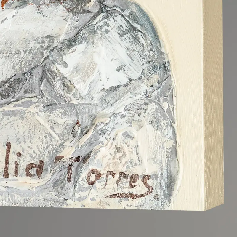 Usine Directe Abstract schilderij met acrylverf op canvas “Symphony”. - 150x50