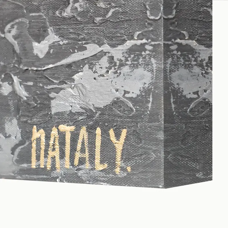 Usine Directe Handgemaakte acryl schilderij "Kracht van de Elementen" – Abstract kunstwerk op canvas - 120x60