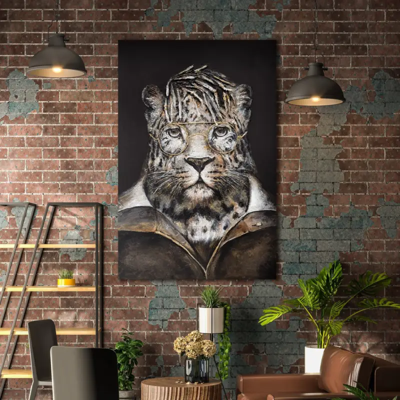 Abstract acryl schilderij op canvas – Handgeschilderd kunstwerk voor moderne interieurs Offre Limitée