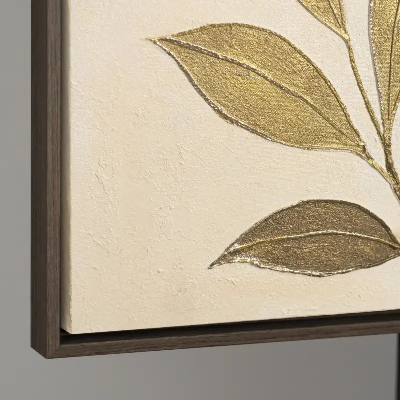 Wanddecoratie Schilderij Met Boom En Vogel – Handgeschilderde Canvas Kunst In Lijst - 140x100 Grijs Frame Expédié Aujourd’hui